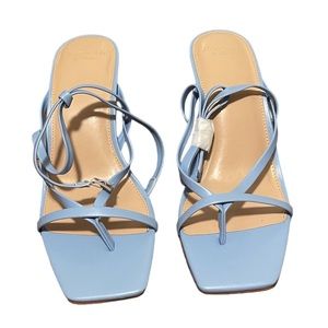 Abercrombie & Fitch Light Blue Strappy Heels